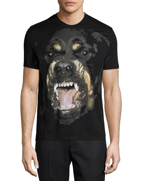 givenchy rottweiler tee replica|givenchy graphic crewneck t shirt.